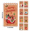 8PCS Coil Binding Santa Claus Notebook Mini Size Spiral Notebook Mini Notepads  Home Decorations