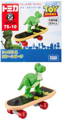 Tomica Dream Tomica Toy Story Rex Skate Ride-On TS-10 &