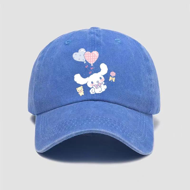 Kuromi Baseball Caps Adult Outdoor Hat Cute Anime Melody Cinnamoroll Sanrios Cap Cotton Cartoon Bonnet Girl Headgear Women Gift
