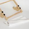 Hamac pour fenêtre de chat avec cadre en bois Design empreinte de patte Lit suspendu confortable pour chat Amovible Durable Hamac de lit pour chat Intérieur