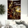 Classic Movie HHelldiver 2 Anime Tapestry Hippie Flower Wall Carpets Dorm Decor Cheap Hippie Wall Hanging
