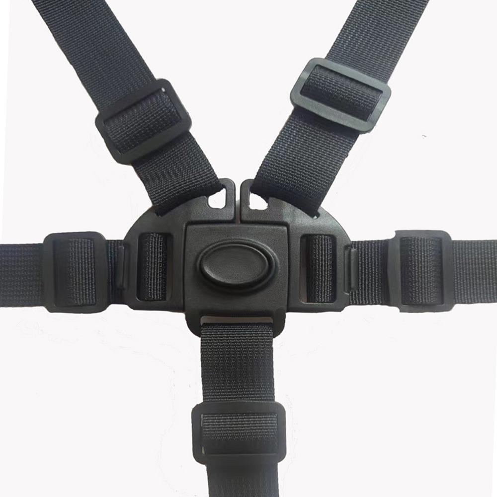 2 szt. Uniwersalny Pas Bezpieczeństwa dla Niemowląt Regulowany Pas Mocujący do Fotelika Wielokolorowy 5-punktowy Pas Bezpieczeństwa Uprząż