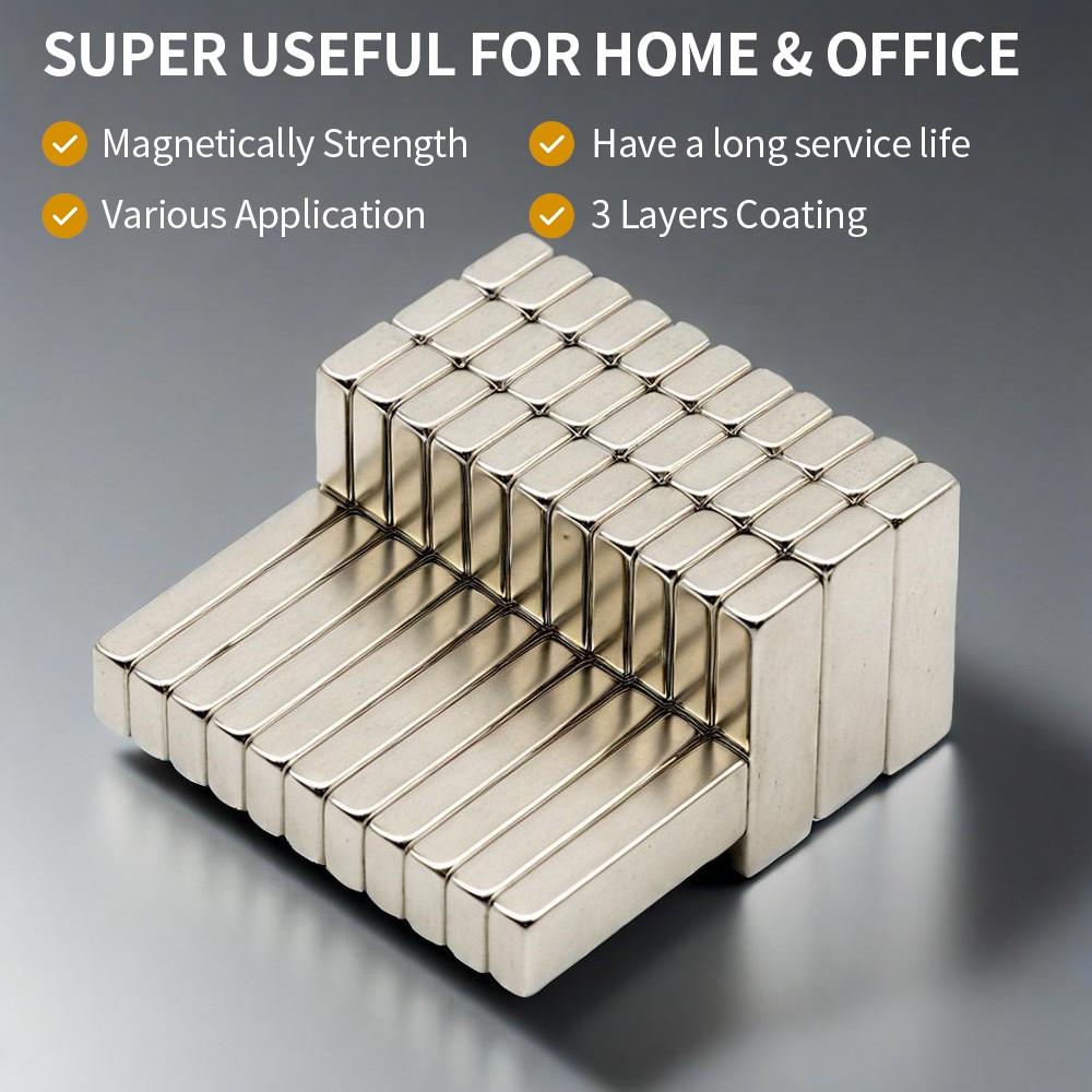 30x10x5MM blok magneten Koelkastmagneten voor Kantoor Whiteboard Geschikte Gereedschappen Thuis Werkplek, Etc 30x10x5