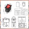 2025 Trend 1 Piece Waterproof Inline Switch Smart Switches 12V DC 20A High Current Power Waterproof Switch