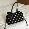Large Capacity Handbag - Dotted Tote Bag - Simple and Fashionable Single-shoulder Bag for Daily Use