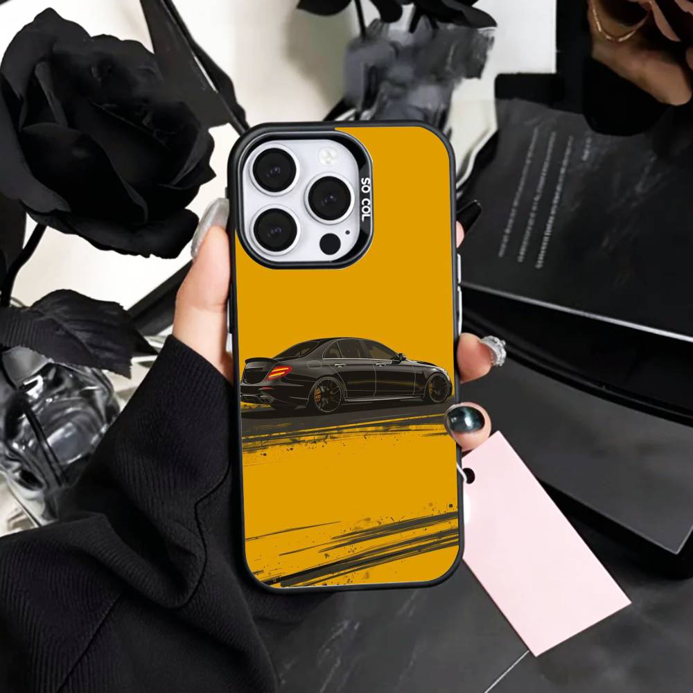 D-DTM C-Cls 63 C-Car  Phone Case For iPhone17,16,15,14,13,12,11 Plus,Pro Max Colored Silver Plated Inside Cover iPhone14Pro