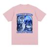 Human By Chance Alpha By Choice Wolf Funny Meme T Shirts Men Women Casual Cotton Short Sleeve T-shirts Comfort Oversized T-shirt