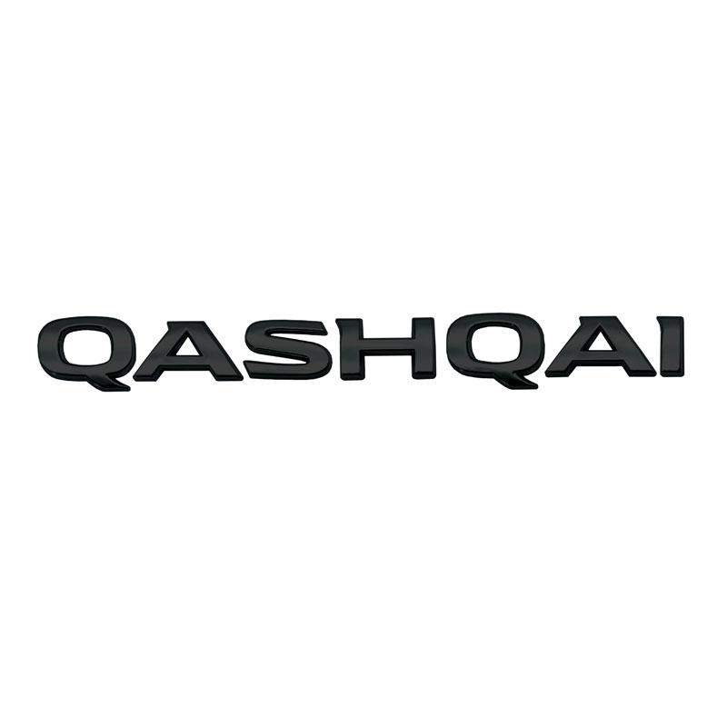 New 3D Car Styling ABS Plastic Car Sticker QASHQAI Letter Logo Car Rear Trunk Body Emblem Sticker Auto Accessories