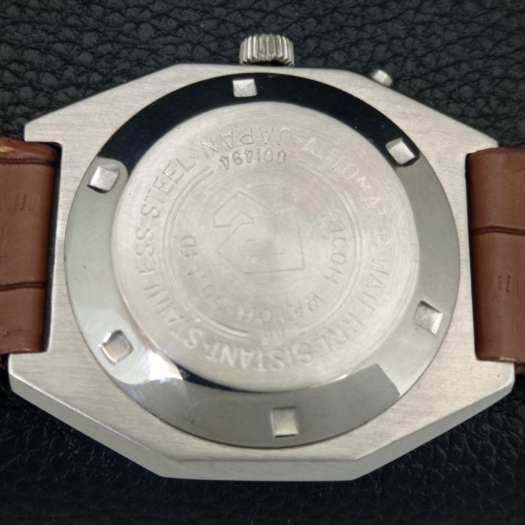 AUTOMATIC VINTAGE RICOH R31 JAPAN MENS ORIGINAL DIAL WATCH a704727-1
