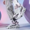 Men's shoes fly-woven breathable non-slip blade shoes autumn and winter new sports and leisure running shoes ultra-light platform men's trendy shoes