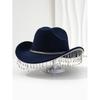 Unique Sweet Party Hat With Square Rhinestone Chain Tassel Music Events