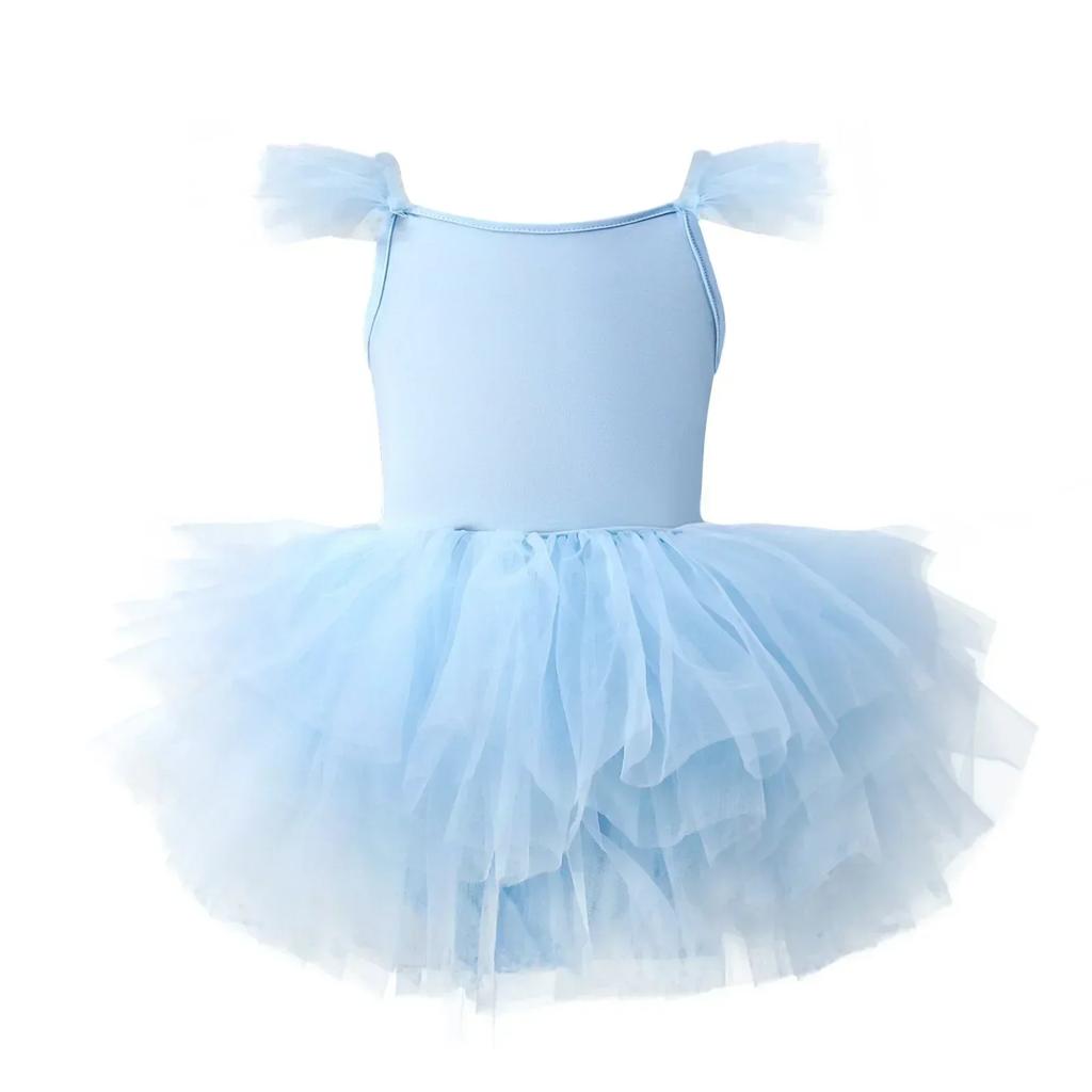 New Girl Ballet TuTu Dress 1-8 Ys Fashion Professional Kids Dancing Party Dress Performance Costume Princess Wedding Dress