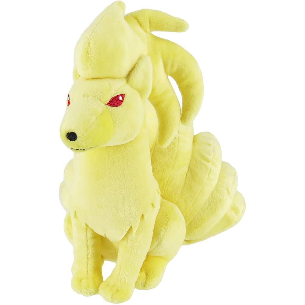 Sanei Boeki Pokmon All Star Collection Ninetales Plush Toy 21cm x 21.5cm x 19cm Soft Stuffed Animal