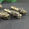 Copper Wild Boar Rhino Eagle Boa Lion Wolf Kirin Lizard Keychain Pendants Outdoor Referee Whistle Vintage Wild Survival Whistles