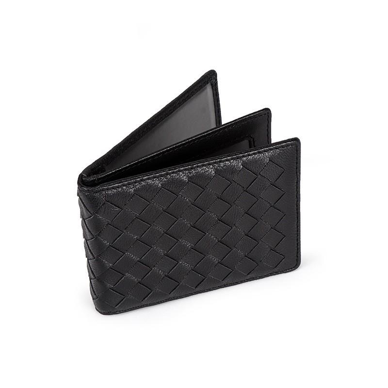 Inside Outside Full Leather Sheepskin Hand-woven Driving License Card Bag Female Case Integrated Two-in-one Men's