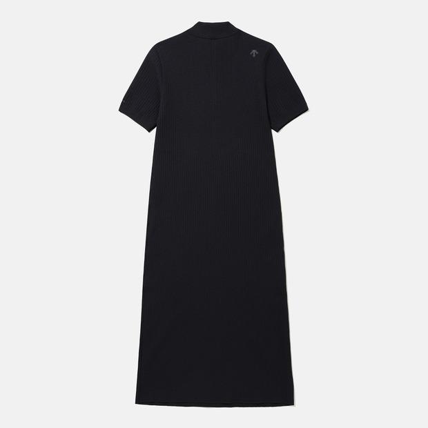 DESCENTE Women'S Dualis Knit Dress Black (Sq322Dop71)