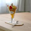 ADERIA Dressy Parfait Glass Clear 290ml Set of 6 Made in Japan Dessert Sundae Container Cup Glass Stylish Ice Cream Cream Soda with Feet Coffee Shop