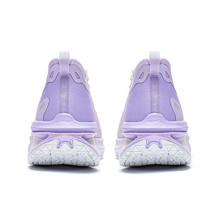 Li Ning Wu Shi 5S 3.0 Versatile Non-Slip Wear-Resistant Breathable Low-Top Running Shoes Women sneaker Purple White ARST002-3