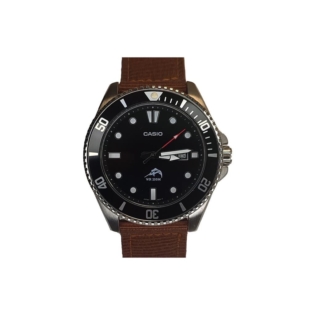 Casio Unisex MŁODZIEŻOWY Czarny Zegarek MDV106-1A(Obejrzyj3--)