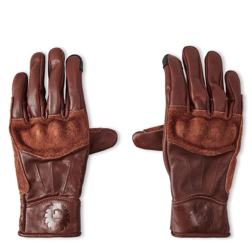 Belstaff Unisex Adult Clinch Leather Motorcycle Gloves
