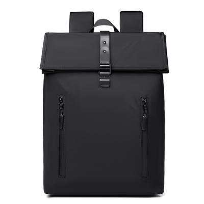 Large-capacity Commuting Computer Backpack, Fashionable Roll-top Men's Casual Backpack for Business Commuting