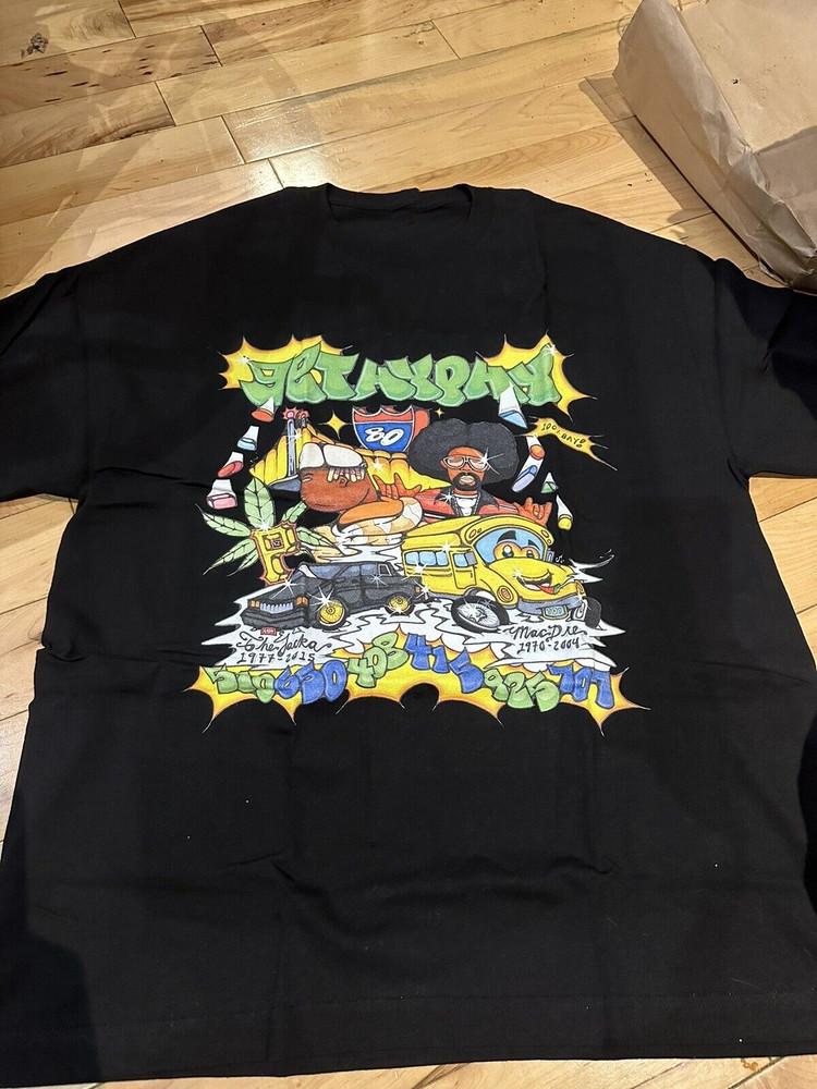 Mac Dre Rap T Shirt Tops Tee BLACK Vintage Oakland San Francisco