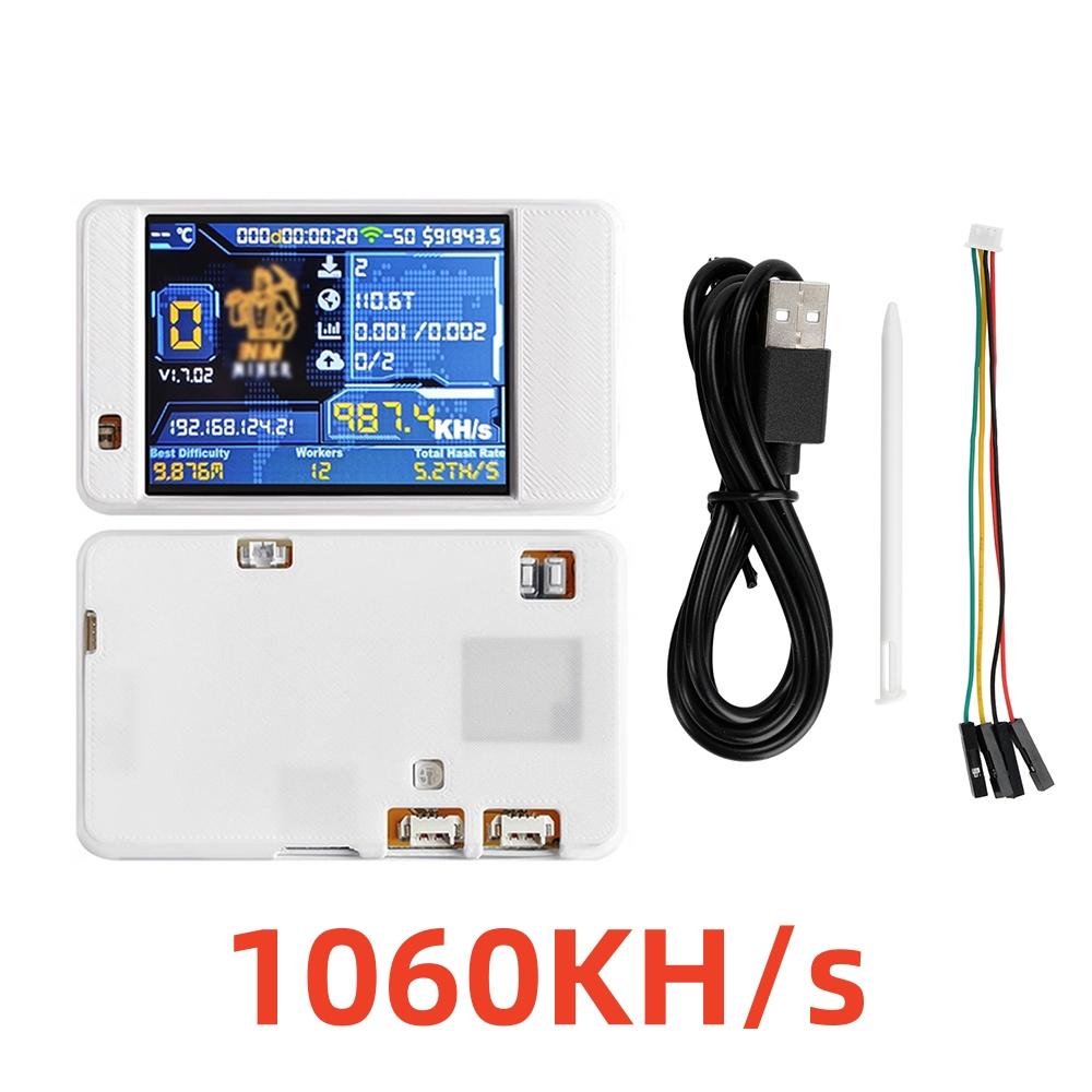 NMMiner NerdMiner CYD Hashrate 1060KH/s Lucky Miner ESP32-2432S028 2.8inch Cheap Yello Display Crypto Solo Lottery Bitcoin DROOM
