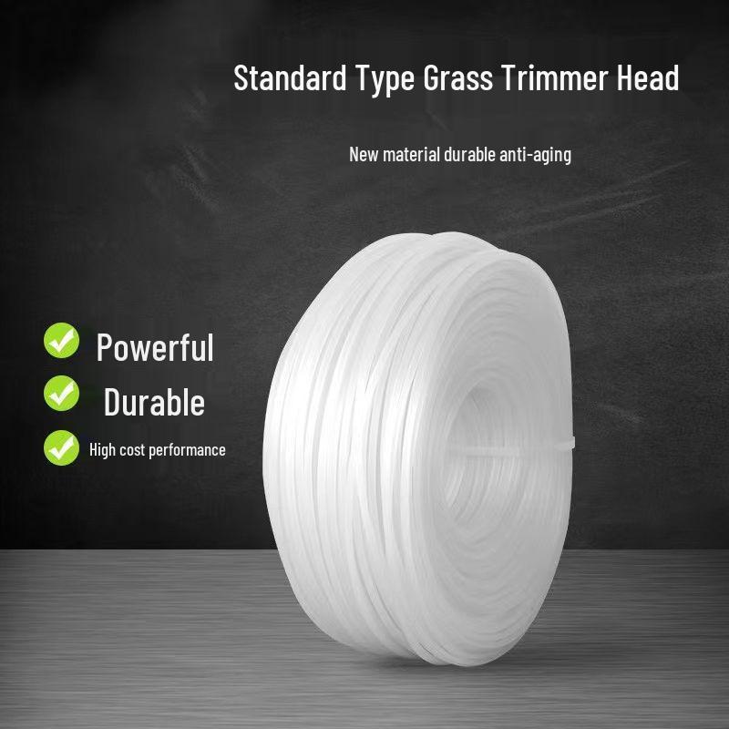 Steel Wire Braided Nylon Trimmer Line: Wear-Resistant, Sawtooth Weeding Rope for Mowing.