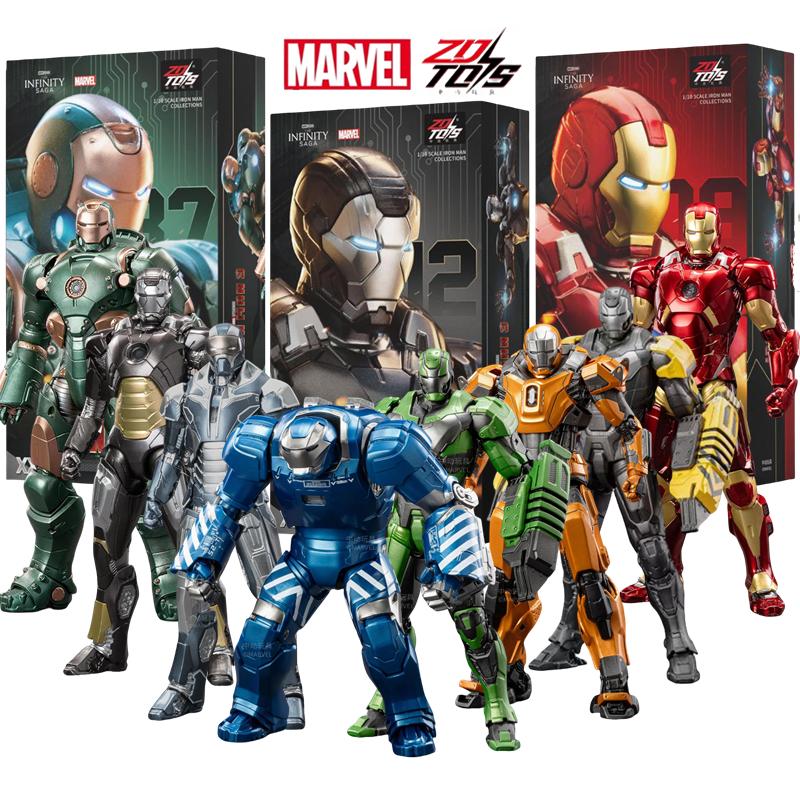 ZD Toys Залізна Людина Фігурка Марк 35 Червоний Снаппер Залізна Людина МК 24 МК 22 МК 47 Тоні Старк Фігурка Залізної Людини Екшн Колекційна Іграшка Подарунок