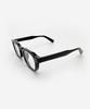 KOLEAT Women Layered Horn-Rimmed Black Multi-Faceted Blue Light Blocking Glasses [Bkdgb]