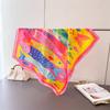 Cartoon Imitation Silk Scarf Shawl High-end Print Neck Scarf Headscarf High Quality Square Scarf