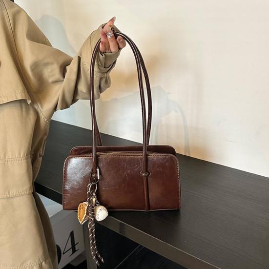 Damen Handtasche aus Kunstleder für den Weg zur Arbeit Schultertasche Kleine Geldbörse Niedliche Hobo-Tasche Tragetasche Unterarmtasche für den täglichen Gebrauch Reisen Einkaufen