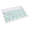 Kabellose Bluetooth Tastatur Tastenkappen Schreibmaschine Kompatibel mit Universalgerät 10in Hellgrün