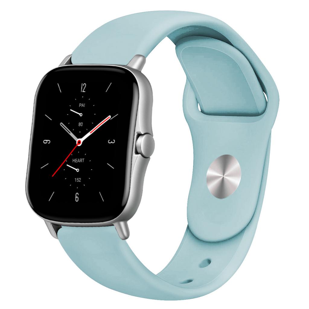 20mm/22mm Klockarmband För Amazfit GTS 4/3/2/2e/Mini/GTR 42mm/GTR 4/3 Pro Silikonarmband Amazfit helio/balance 2 bip 5 6 band