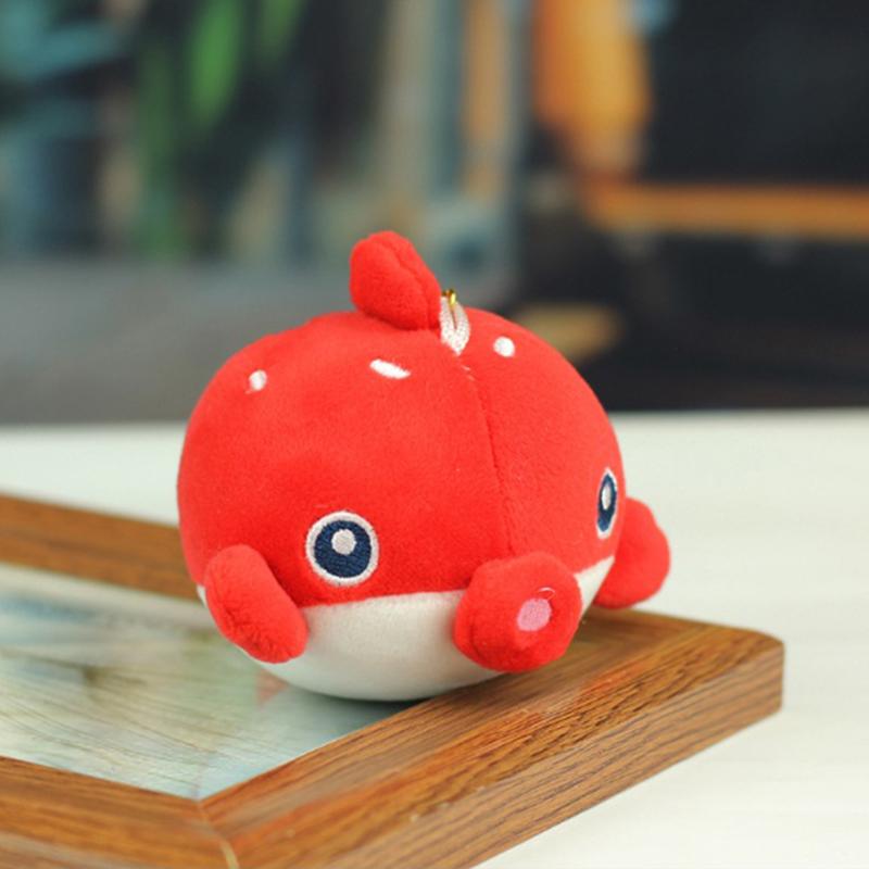 Cute Cartoon Ocean Plush Pendant Keychain Stuffed Backpack Keychain Decorative Pendant