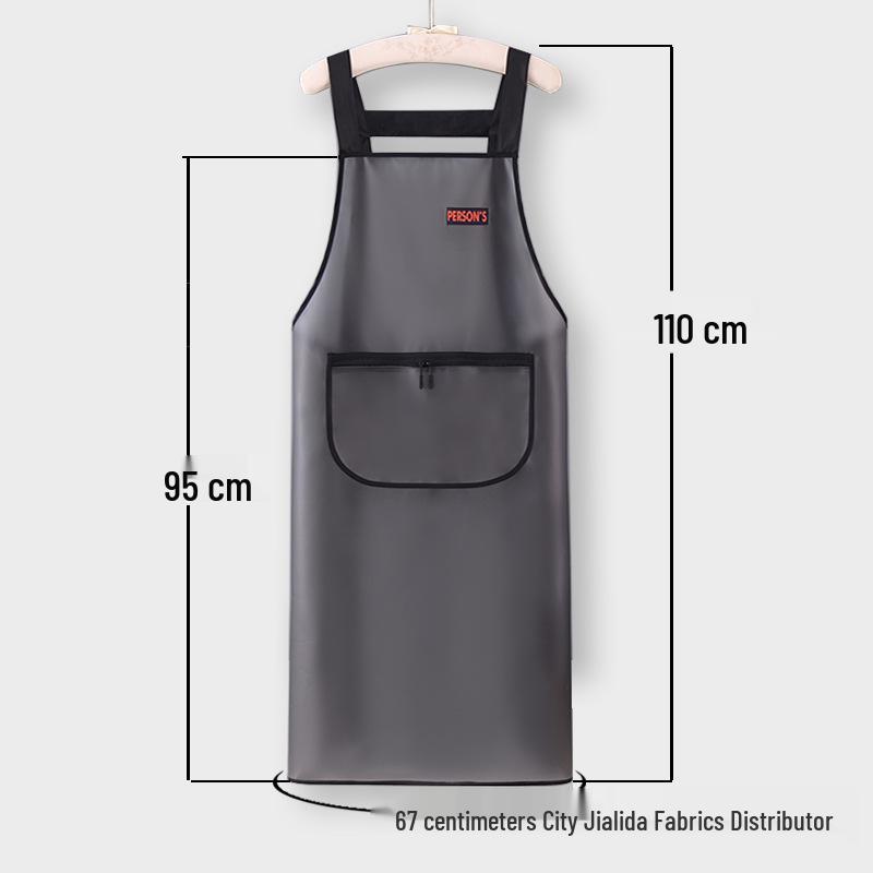 Unisex TPU Waterproof & Oil-Proof Transparent Apron for Cooking & Catering with Custom Logo
