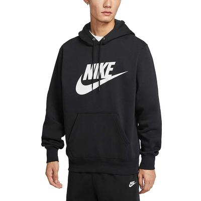 Nike Abbigliamento Sportivo Club Semplice Comodo Felpa Monocolore Uomo felpe FN3869-010