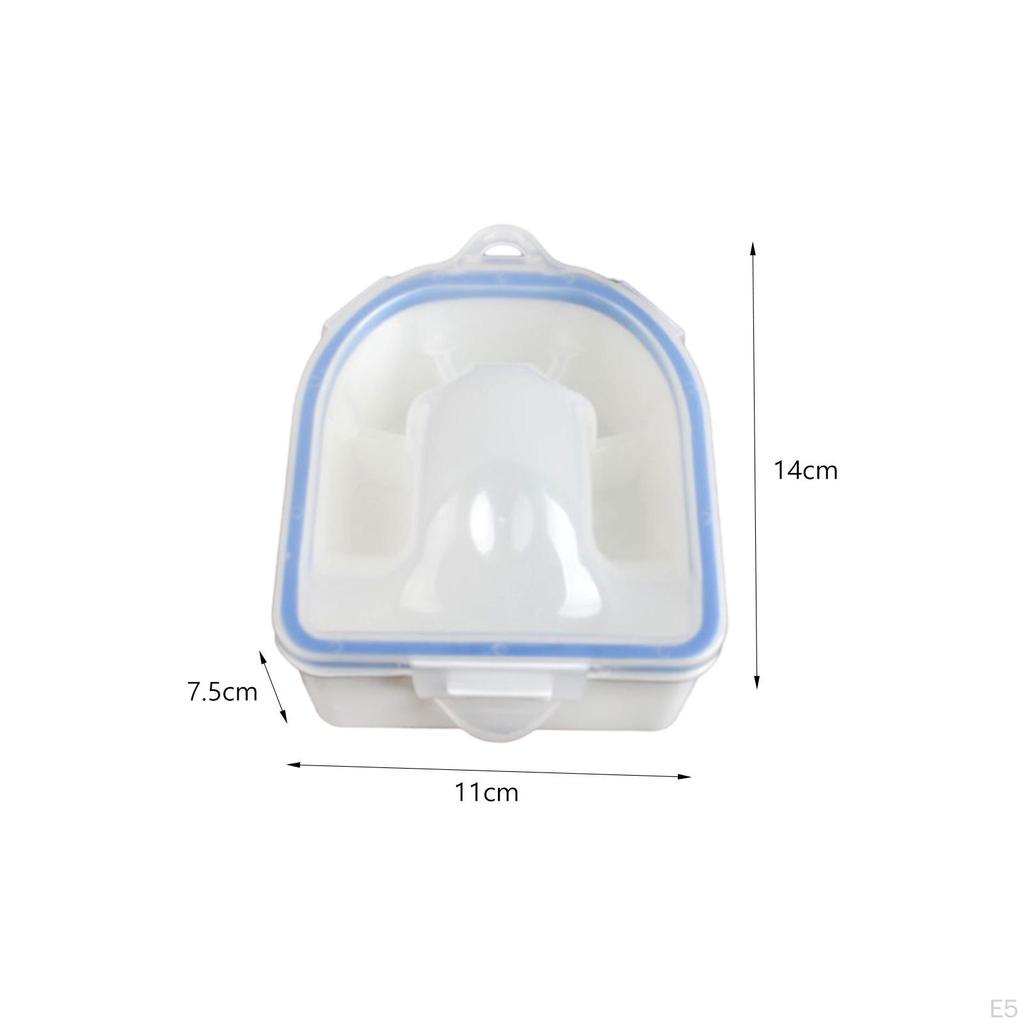 Nail Dipping Bowl, Gel Polish Powder Remover, Thick Durable Manicure Art Tool for Salon,