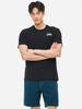 BARREL Unisex Tropical Loose Fit Short Sleeve Rash Guard Black (B5Suwrg232Blk)