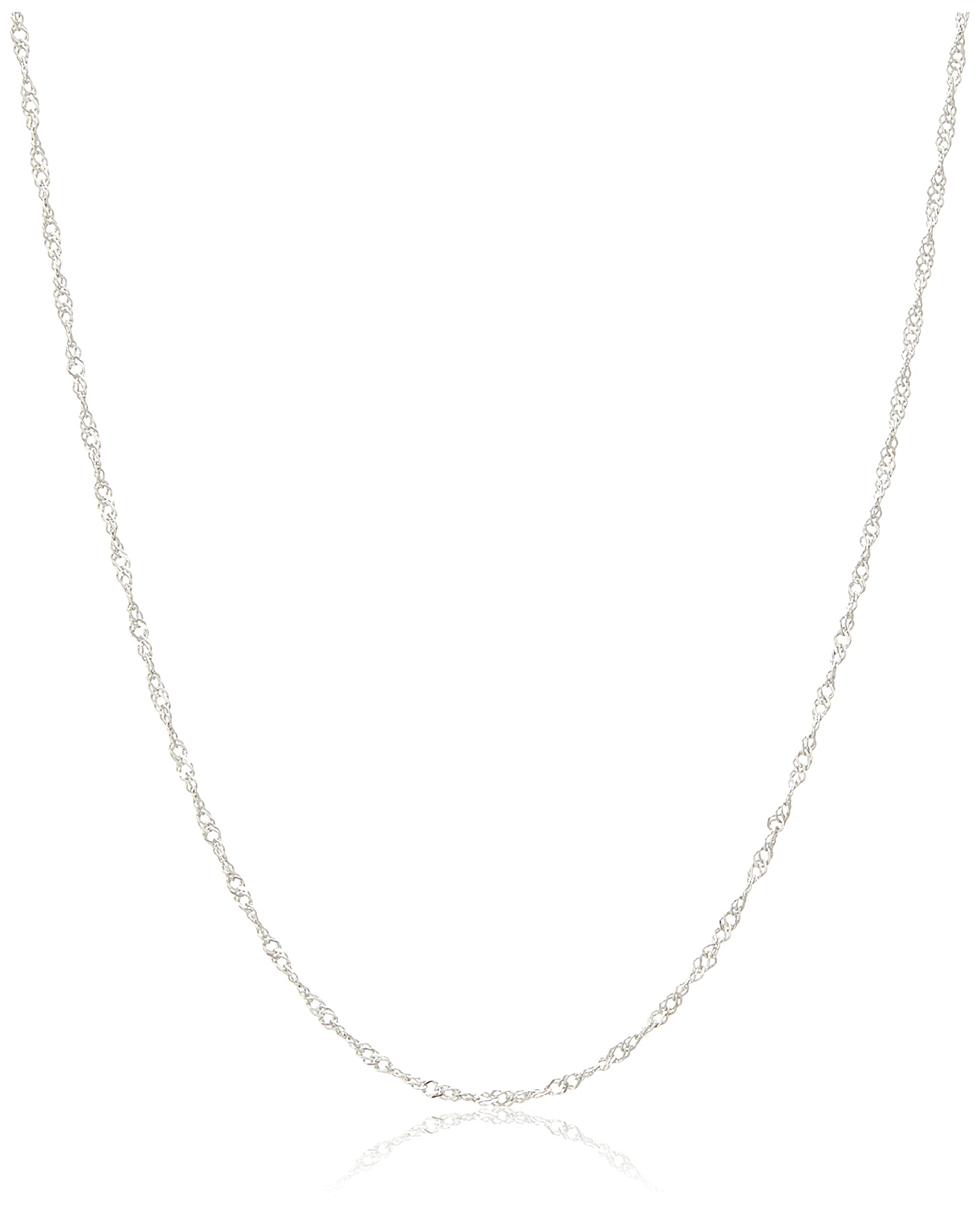 K10 White Gold Necklace Chain [WISP] (ONCWP21309)