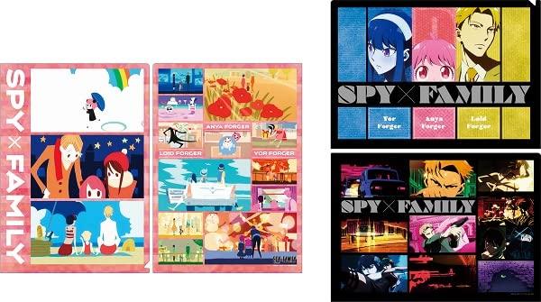 Movic Opening Clear File A4 Made of PP SPY×FAMILY Set, Approx. Size,