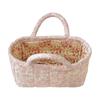Floral Storage Basket, Desktop for Cosmetics, Toys, Snacks - Multi-Purpose Home Decor Storage Basket for Living Room, Bedroom,