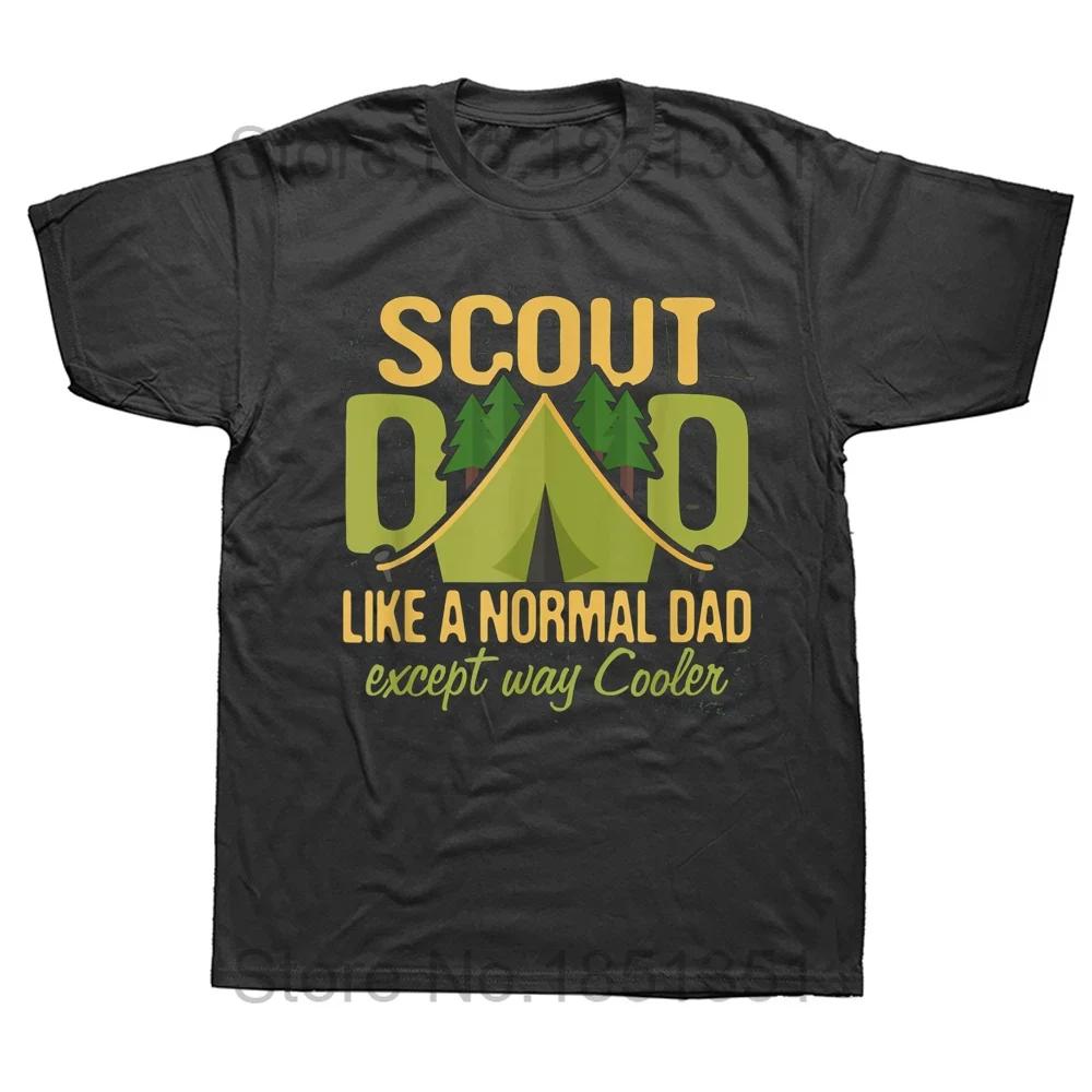 

Scout Dad Cub Leader Boy Camping Scouting T Shirts Graphic Cotton Streetwear Short Sleeve Birthday Gifts Summer Style Tshirt 4XL