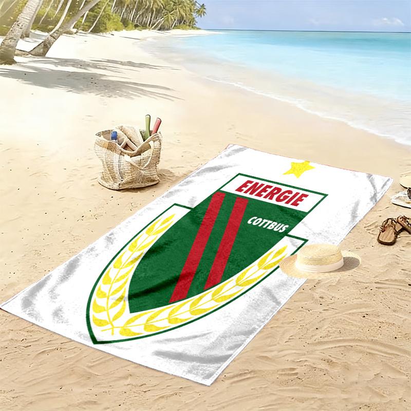Energie Cottbus Towel, Large Soft Quick Dry Towel for Beach Camping Swimming