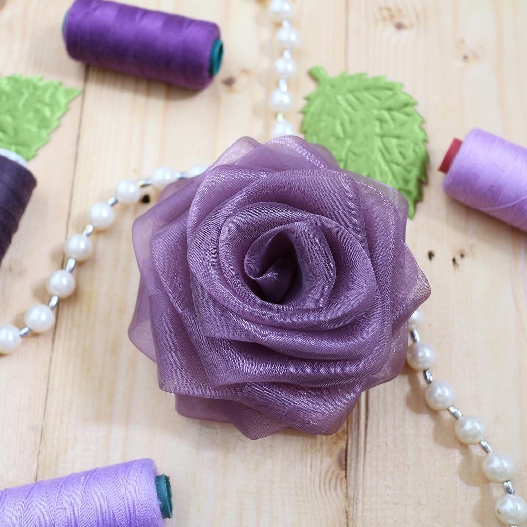 Organza Tulle Roll Fabric 60" Bridal Solid Sheer Organza Crystal Organza Sheer Silky Fabric for DIY Craft Table Home Decoration