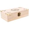 ERINGOGO Wooden Tarot Box with Large Pentagram and Card Stylish Accessory for Tarot Enthusiasts Capacity, Design, Storage,