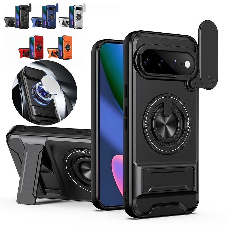 Custodia Armor Per Google Pixel 11Pro 5G Cover con Protezione Scorrevole per Lente della Fotocamera Coque Per Pixel 11 Pro XL Pixel11 Copertura per Ricarica Wireless