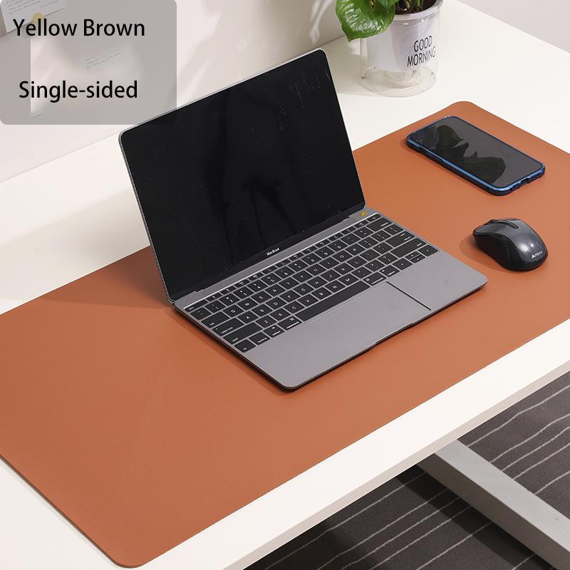 Candy Colors Portable Large Mouse Pad Gamer Waterproof Non-slip PU Leather Suede Desk Mat Computer Mousepad Keyboard Table Mats