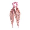 Long Style Hair Rope High Elastic Handmade Pleated Long Bowknot Ribbon Hair Tie Adjustable Hair Accessories