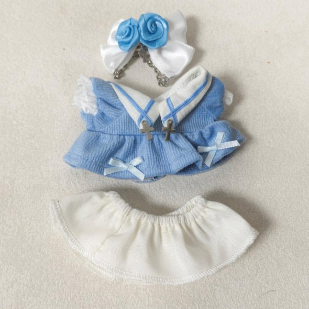 

Flower Doll Clothes Outfit Cute Dress Doll Dress Up Set 10cm Cotton Doll Clothes Doll Accessories style 1